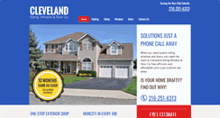 Desktop Screenshot of clevelandsiding-windowanddoor.com