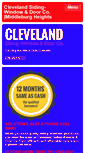 Mobile Screenshot of clevelandsiding-windowanddoor.com